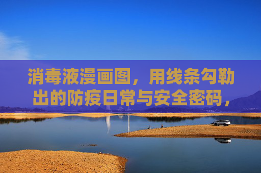 消毒液漫画图，用线条勾勒出的防疫日常与安全密码，线条勾勒的防疫日常，消毒液漫画的安全密码
