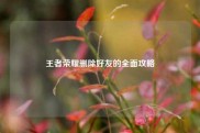 王者荣耀删除好友的全面攻略
