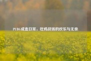 PUBG成盒日常，吃鸡战场的欢乐与无奈
