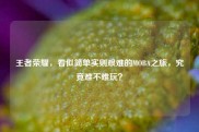 王者荣耀，看似简单实则艰难的MOBA之旅，究竟难不难玩？