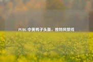 PUBG 中黄鸭子头盔，独特风景线