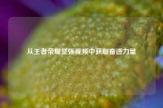 从王者荣耀坚强视频中获取奋进力量