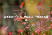 王者荣耀 EDG 对局，热血激战，荣耀之巅大碰撞