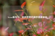 Steam账号与，游戏世界的奇妙登录邂逅