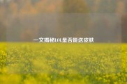 一文揭秘LOL是否能送皮肤
