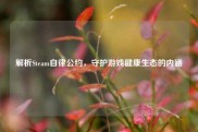 解析Steam自律公约，守护游戏健康生态的内涵