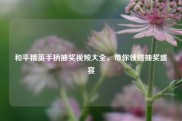 和平精英手柄抽奖视频大全，带你领略抽奖盛宴