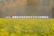 CSGO，跳舞狂欢背后的欢乐文化与按键秘诀
