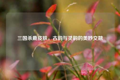 三国杀鹿皮肤，古韵与灵韵的美妙交融