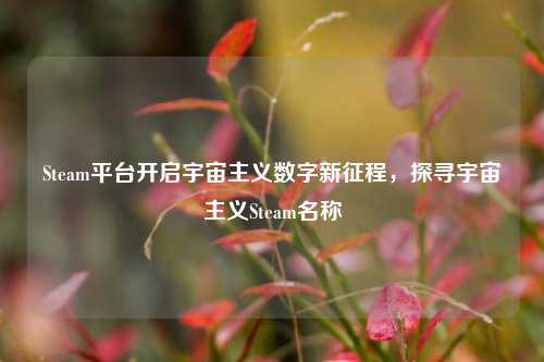 Steam平台开启宇宙主义数字新征程,探寻宇宙主义Steam名称