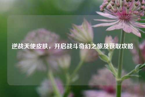 逆战天使皮肤,开启战斗奇幻之旅及获取攻略