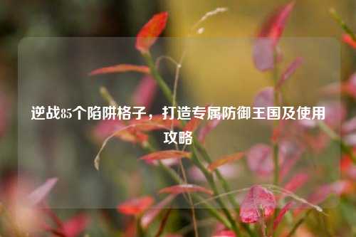 逆战85个陷阱格子,打造专属防御王国及使用攻略