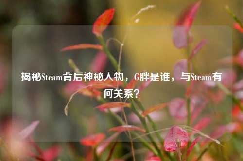 揭秘Steam背后神秘人物，G胖是谁，与Steam有何关系？