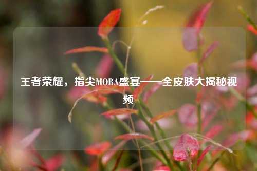 王者荣耀,指尖MOBA盛宴——全皮肤大揭秘视频